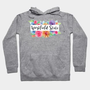 Handpainted Flowers Westfield State Hoodie